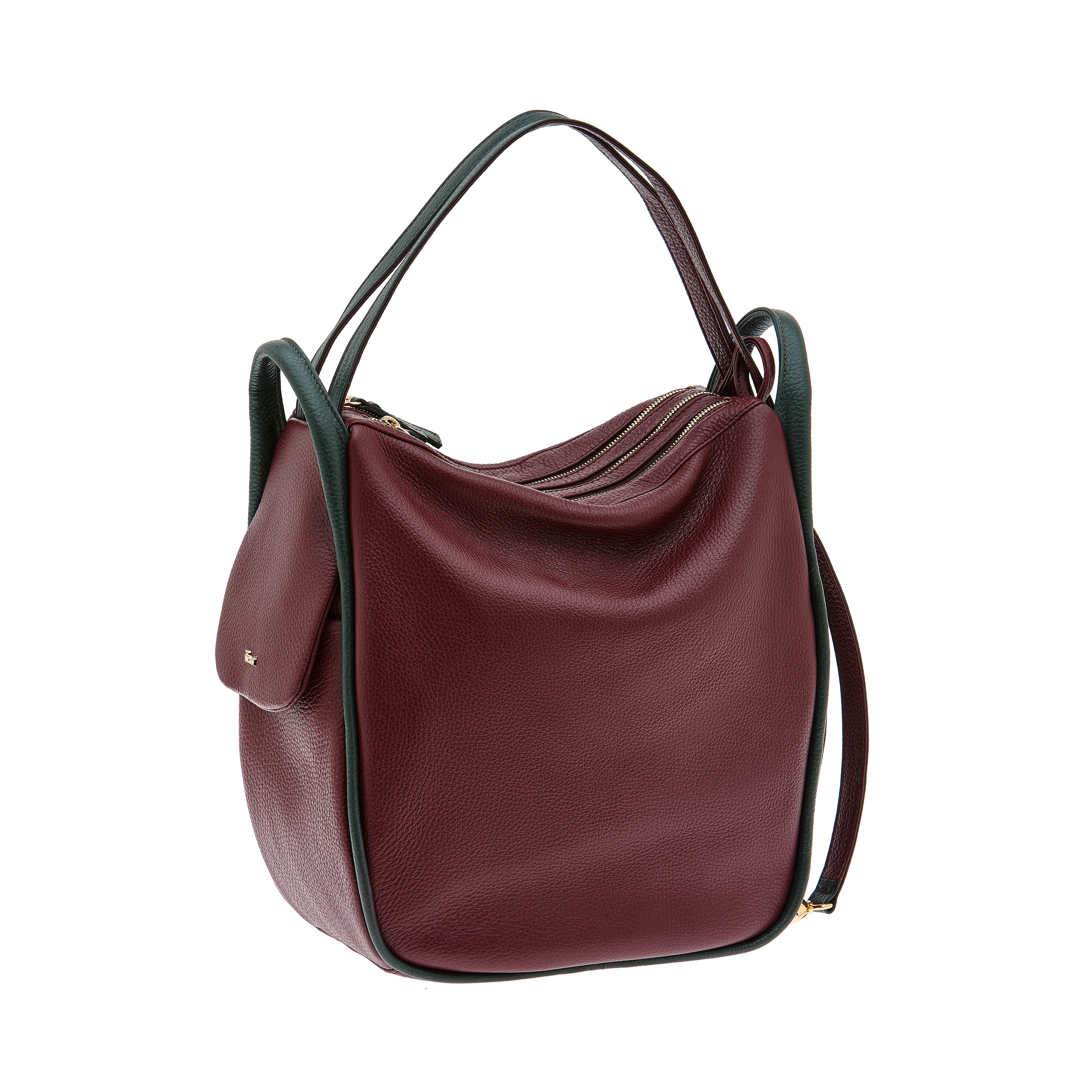 Bruno Rossi Firenze Women's Leather Zip Closure Crossbody Handbag Red -  Shop Linda's Stuff